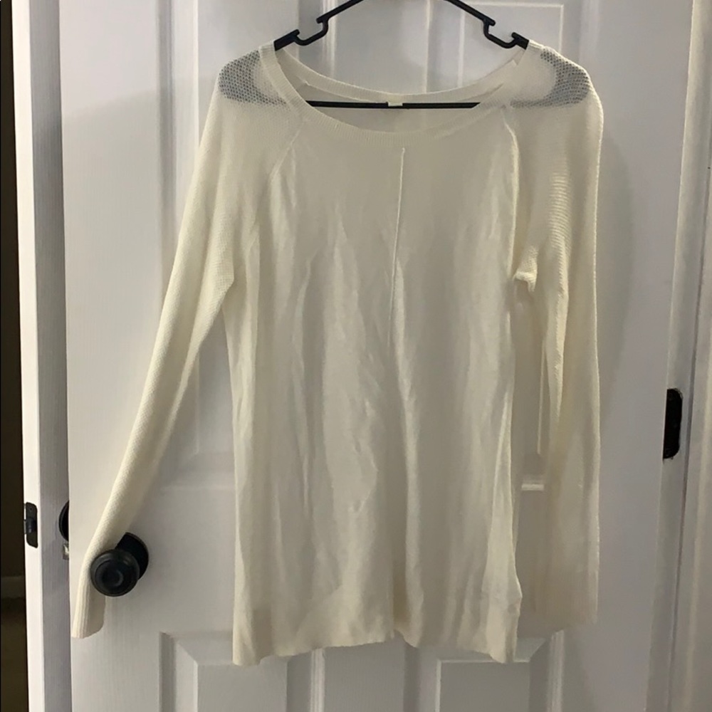 Gap White Lightweight Sweater